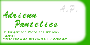 adrienn pantelics business card